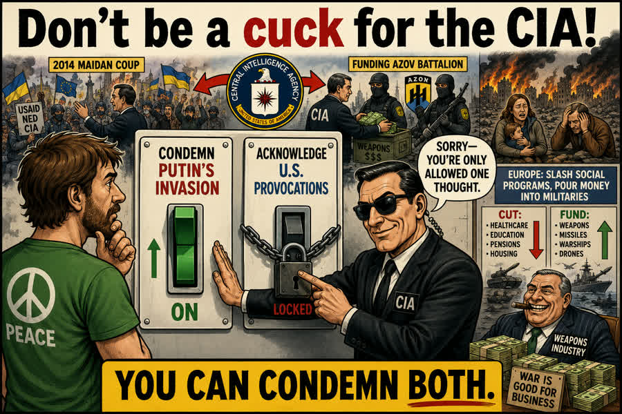 Don't be a cuck for the CIA